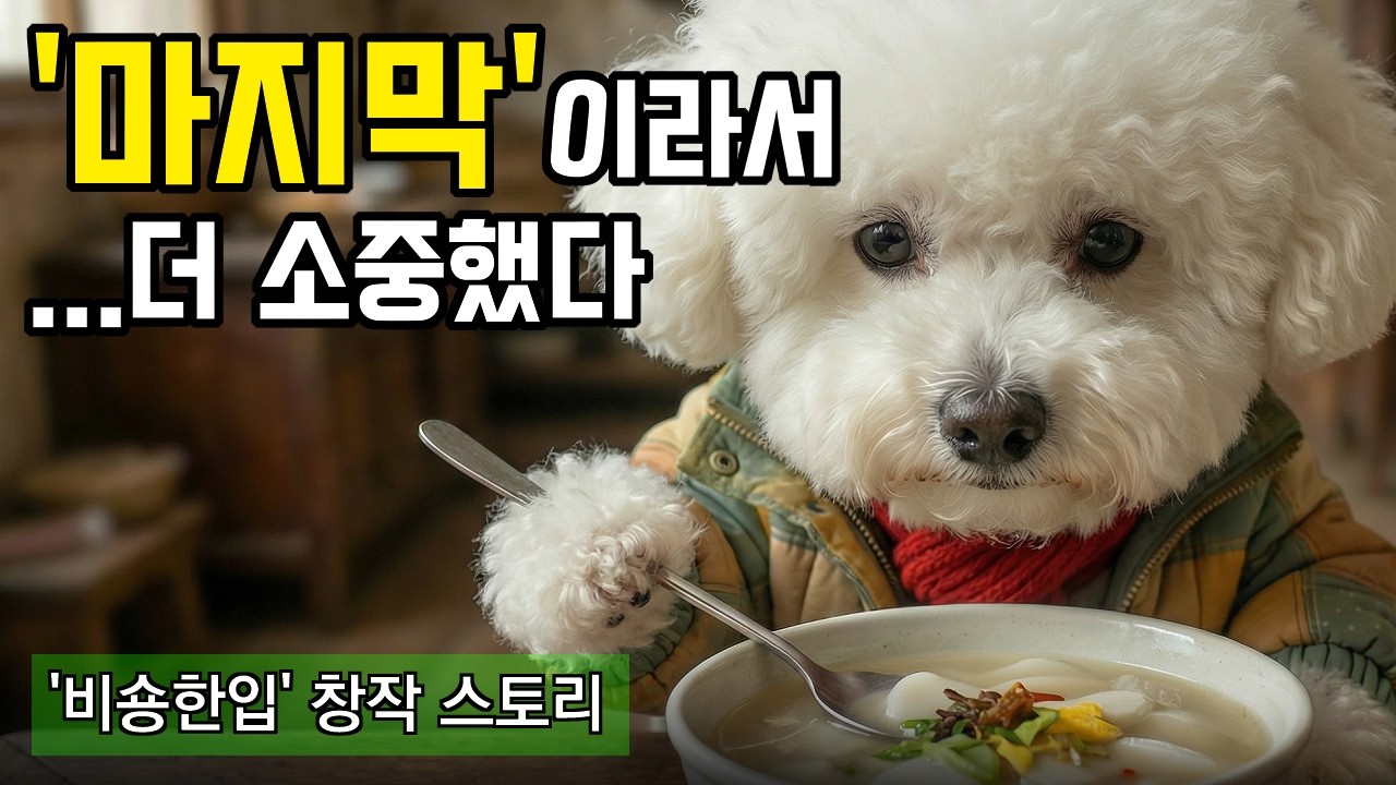 전 재산을 써서 재개발 구역 동물들과 설날을 보냈습니다