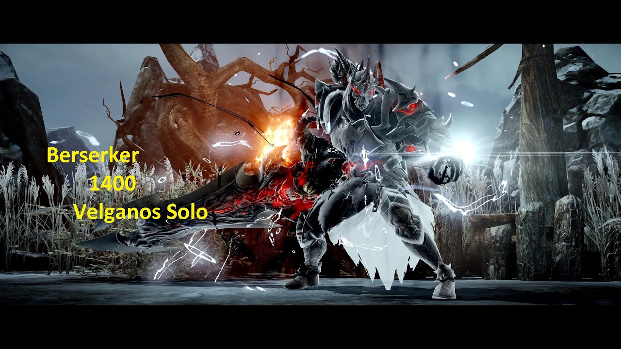 Lost Ark - Berserker 1400 Velganos Solo