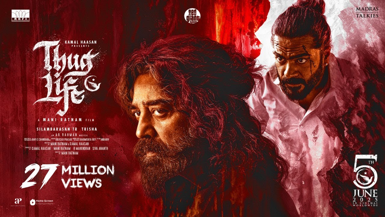 Thug Life Release Date Teaser (Tamil) | Kamal Haasan | Mani Ratnam | STR | AR Rahman | RKFI| MT | RG