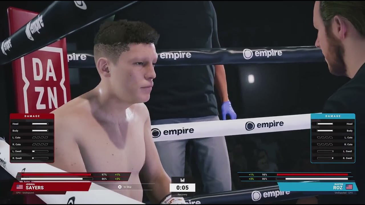 Joshua Sayers Vs Buster Roz