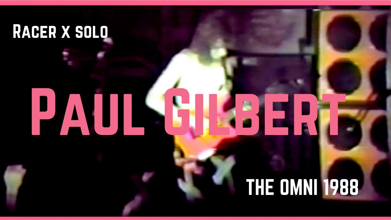 Racer X- Paul Gilbert “Guitar Solo” The Omni, 1988 | HD 1080p/60fps | Rare Kirbs Edit Pink Letterbox