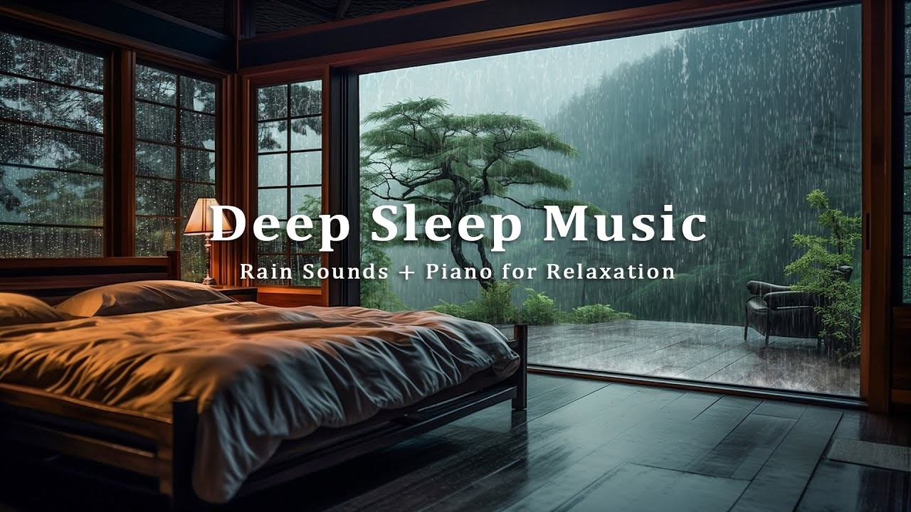 Relaxing Music for Insomnia Relief - Rain Sounds To Reduce Stress And Help You Sleep Better, Calming