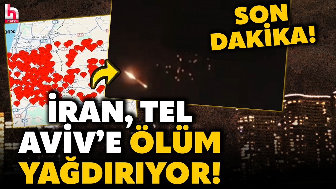SON DAKİKA! TEL AVİV’DE KABUS GECESİ! Füzeler ardı ardına düştü, gökyüzü kırmızıya boyandı!