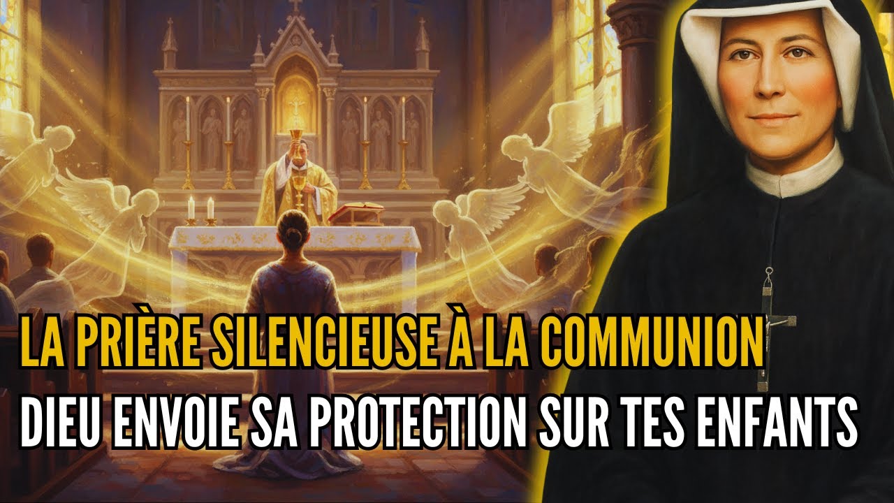 Sainte Faustine r&eacute;v&egrave;le : La pri&egrave;re pendant la communion qui attire la mis&eacute;ricorde sur tes enfants