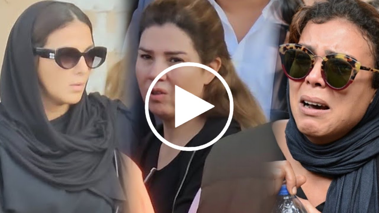 شاهد جنازة ناهد فريد شوقي ودنيا سمير غانم تواسي رانيا فريد شوقي وناهد السباعي لرحيل ناهد فريد شوقي