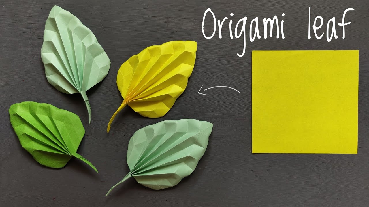 Origami Leaf Tutorial | No Glue | Beautiful Paper Leaves | Art beats