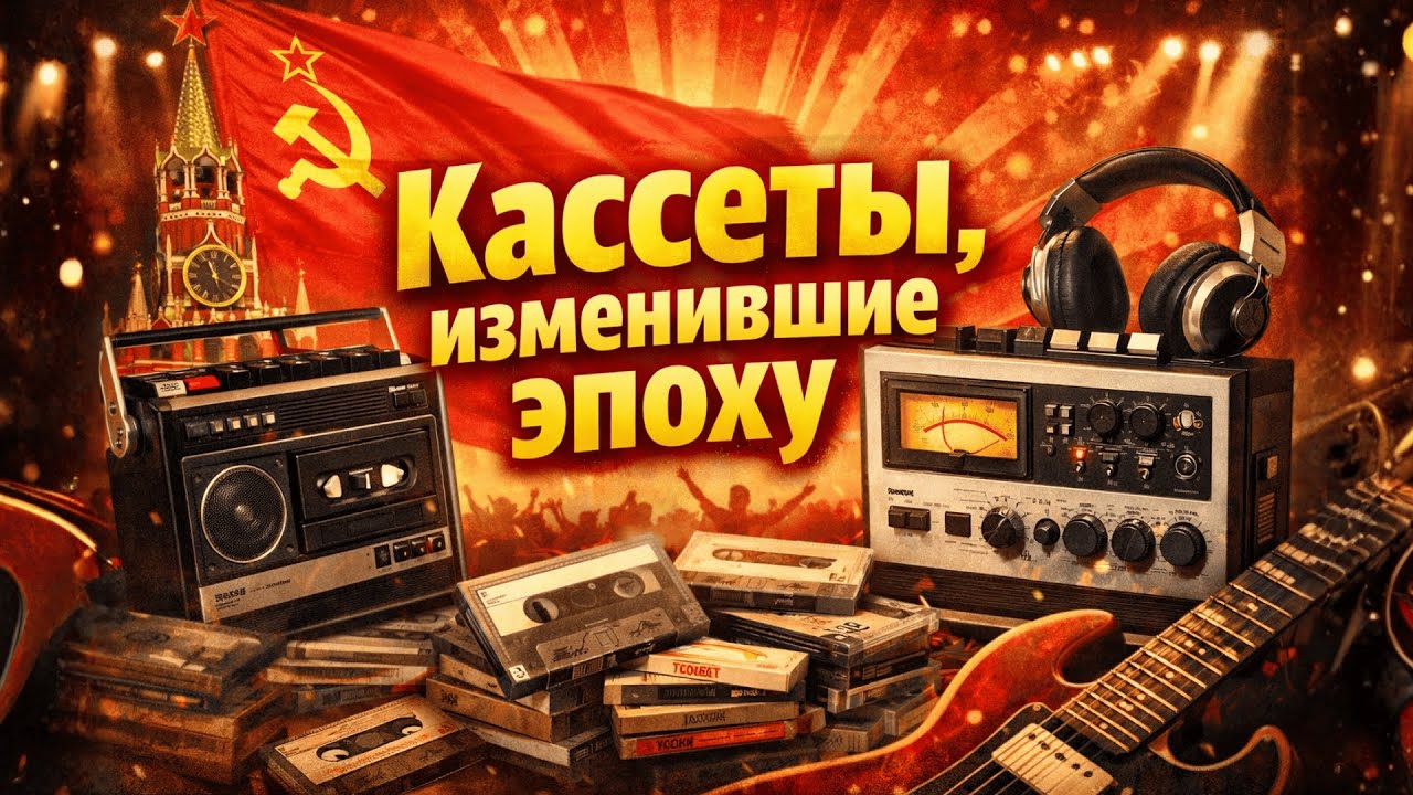 Советские КАССЕТНИКИ, о которых МЕЧТАЛИ все ПОДРОСТКИ