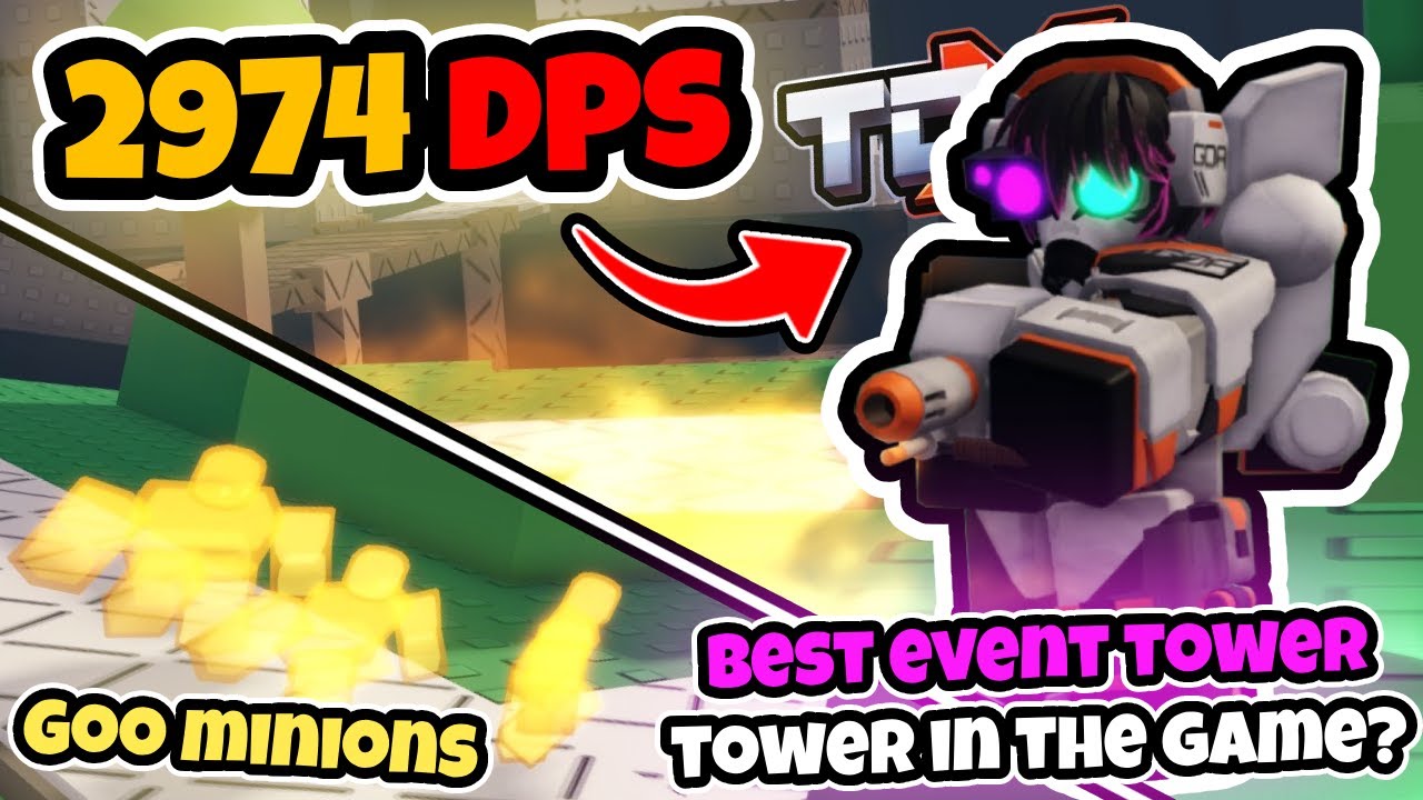 The BEST NEW EVENT TOWER IN THE GAME? | Goo gunner review | Roblox TDX