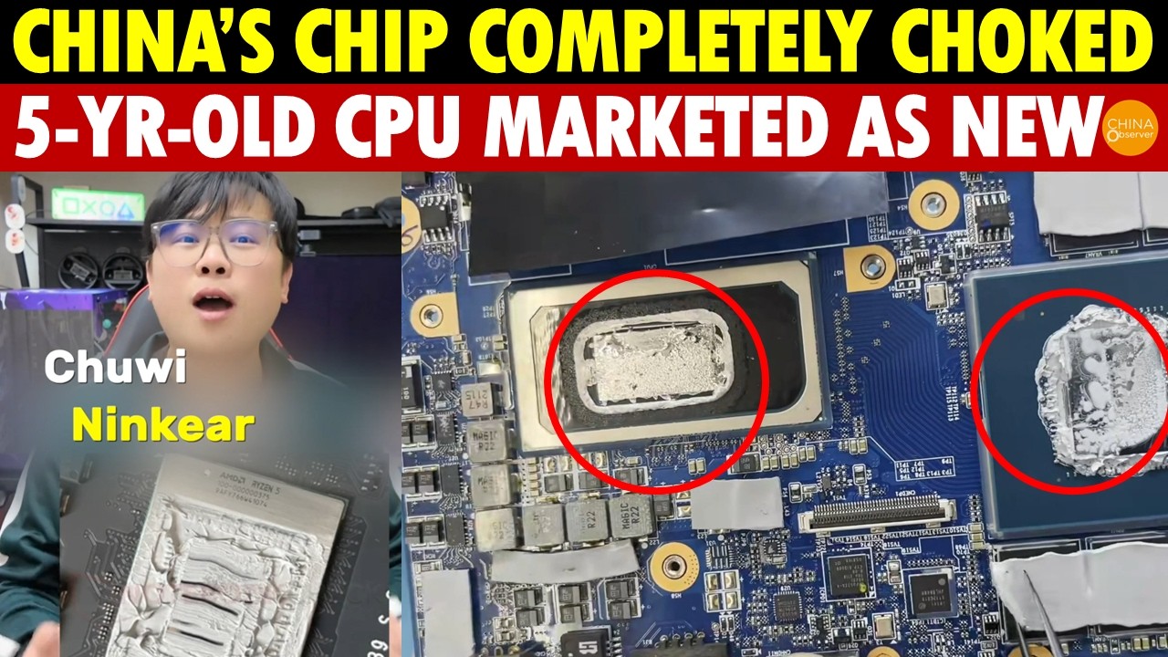 China&rsquo;s Chip Completely Choked: Fake Innovations Exposed, Stealing No Longer Possible