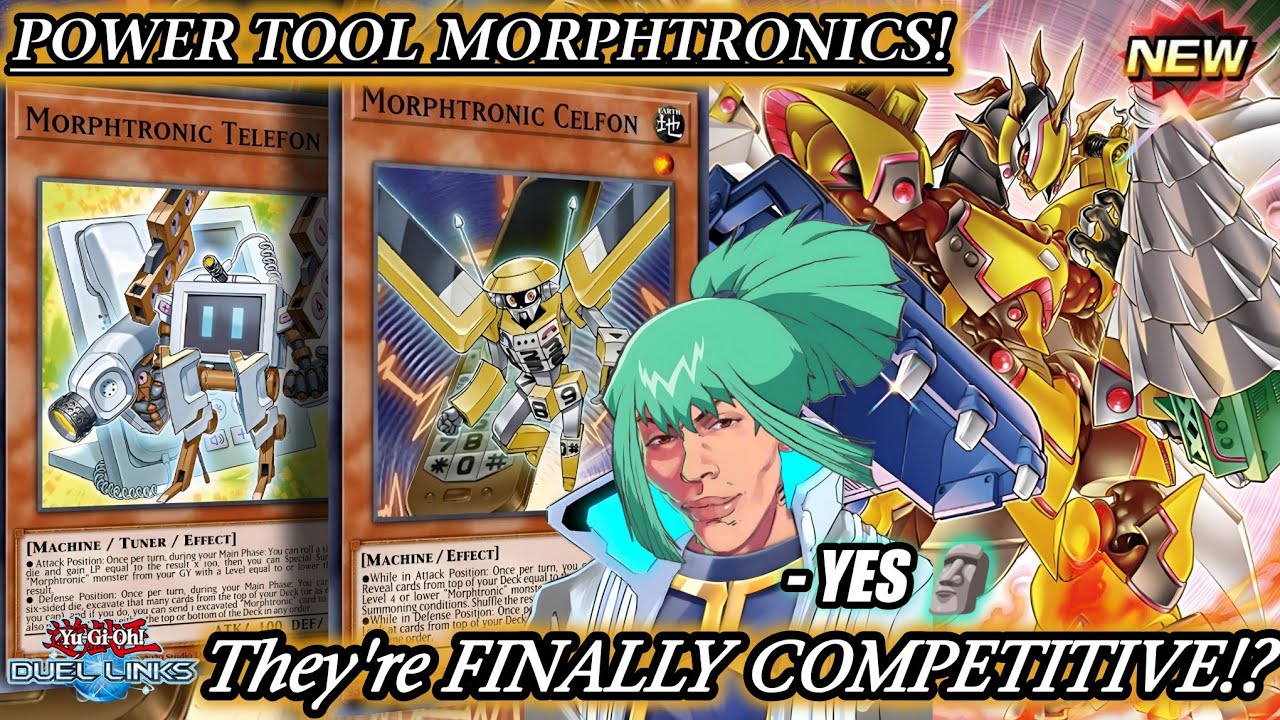 MORPHTRONICS are FINALLY COMPETITIVE! NEW SKILL ft. POWER TOOL BRAVER DRAGON! [DUEL LINKS]