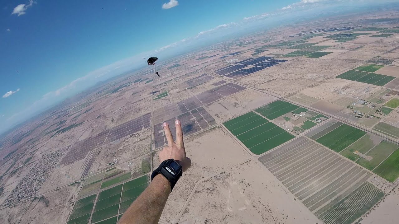 Skydiving low pull: 13 seconds from impact