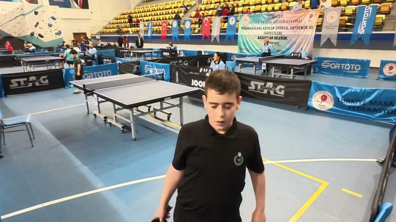 Ahmet Erdem Aydın(KON)-Kerim Esat Odacı(KON)Küçükler Seçme Türkiye Ş. İlk 16 M. #sports #tabletennis