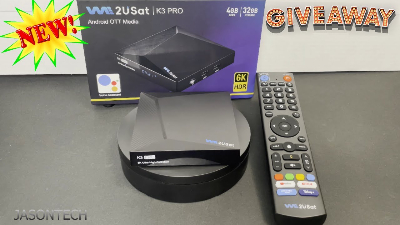 The All New K3 PRO From WE 2U SAT - GIVEAWAY
