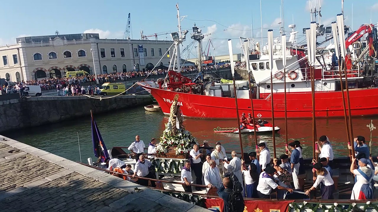 SALIDA PROCESIÓN VIRGEN DE EL KARMEN, (SANTURTZI).