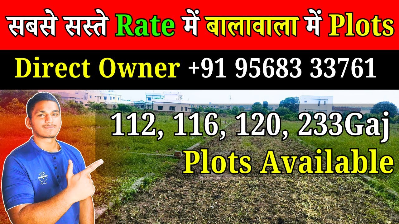 112 & 233 Gaj Plots for Sale in Dehradun Balawala 🏡 Direct Owner | Prime Location | Best Rate