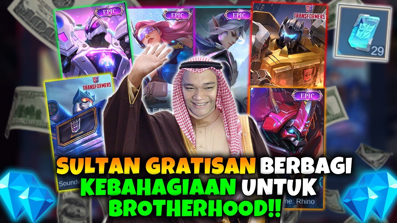 SULTAN GRATISAN IT'S BACK!!! KABAR GEMBIRA BUAT KALIAN YG MAU SKIN GRATIS! GIVEAWAY GACHA GRATIS