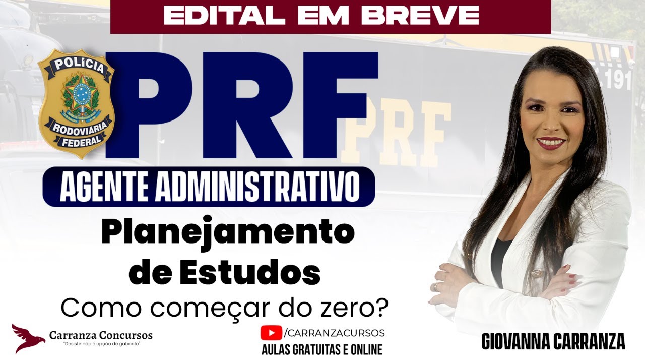 Concurso PRF | Planejamento de Estudos: Como Começar do Zero e Estudar para Passar