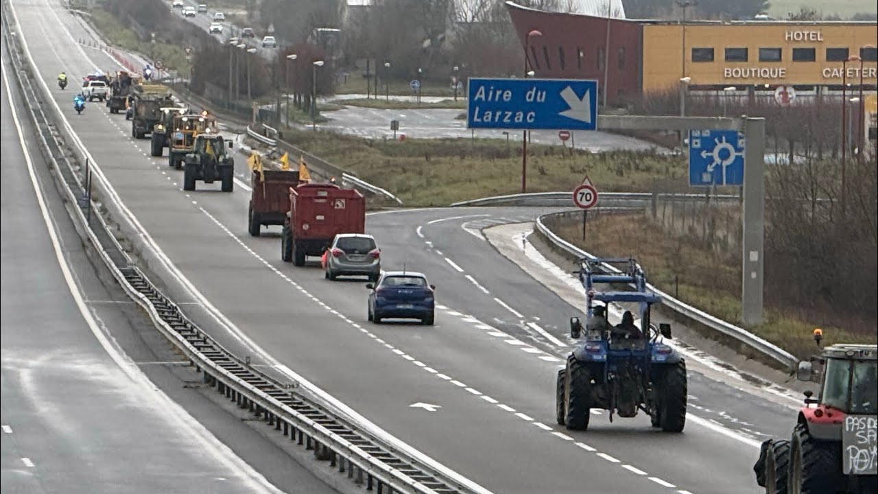 La conf de d'Hérault et la conf du Larzac tous avec les paysans 