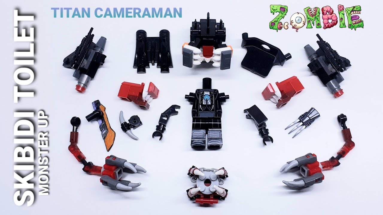 lego skibidi toilet | assemble zombie titan cameraman vs zombie titan drillman | monster up