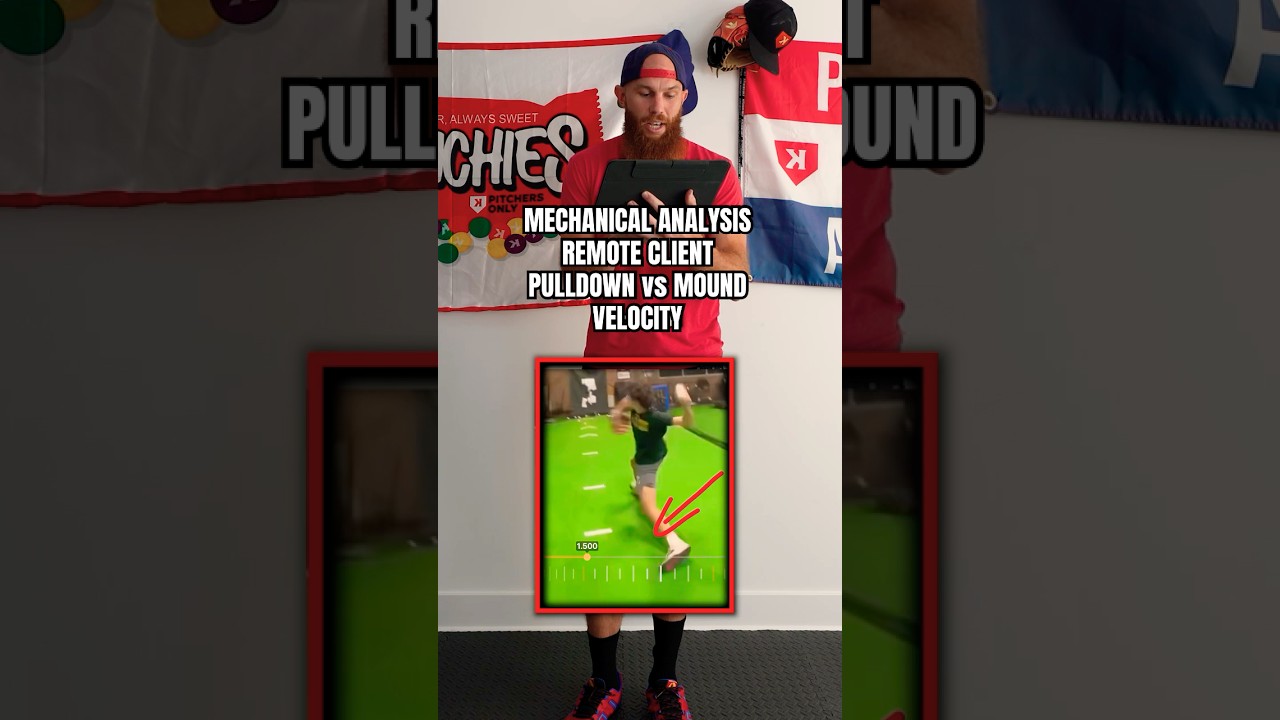 Pulldown 97mph VS Mound 83mph 🤔 ~ ANALYSIS | #shorts