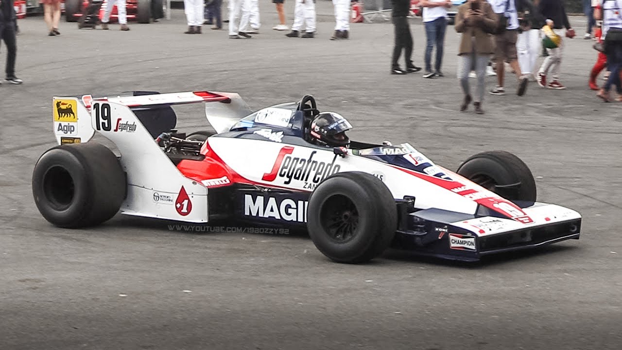 Toleman TG183B F1 Turbo w/ Hart 415T 1.5L 4-Cylinder Engine Sound: Warm Up & Accelerations!