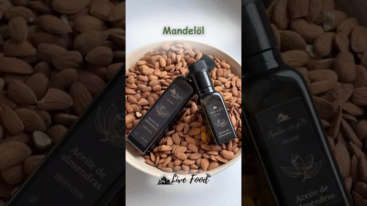 Mandel&ouml;l von Live Food #shorts #mandel&ouml;l #kaltgepresst #naturkosmetik