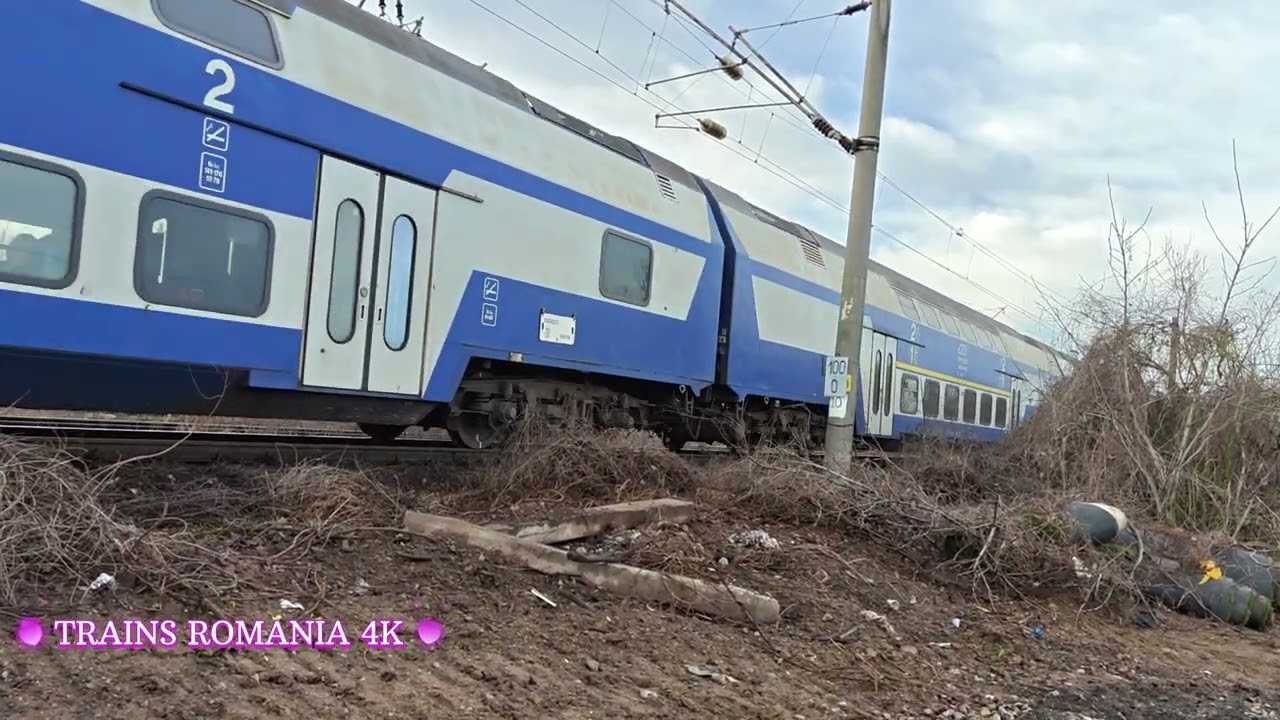 RESTRICTII DE VITEZA  DIN CAUZA CANICULEI LA CFR CALATORI  - TRAINS ROMANIA 4K 