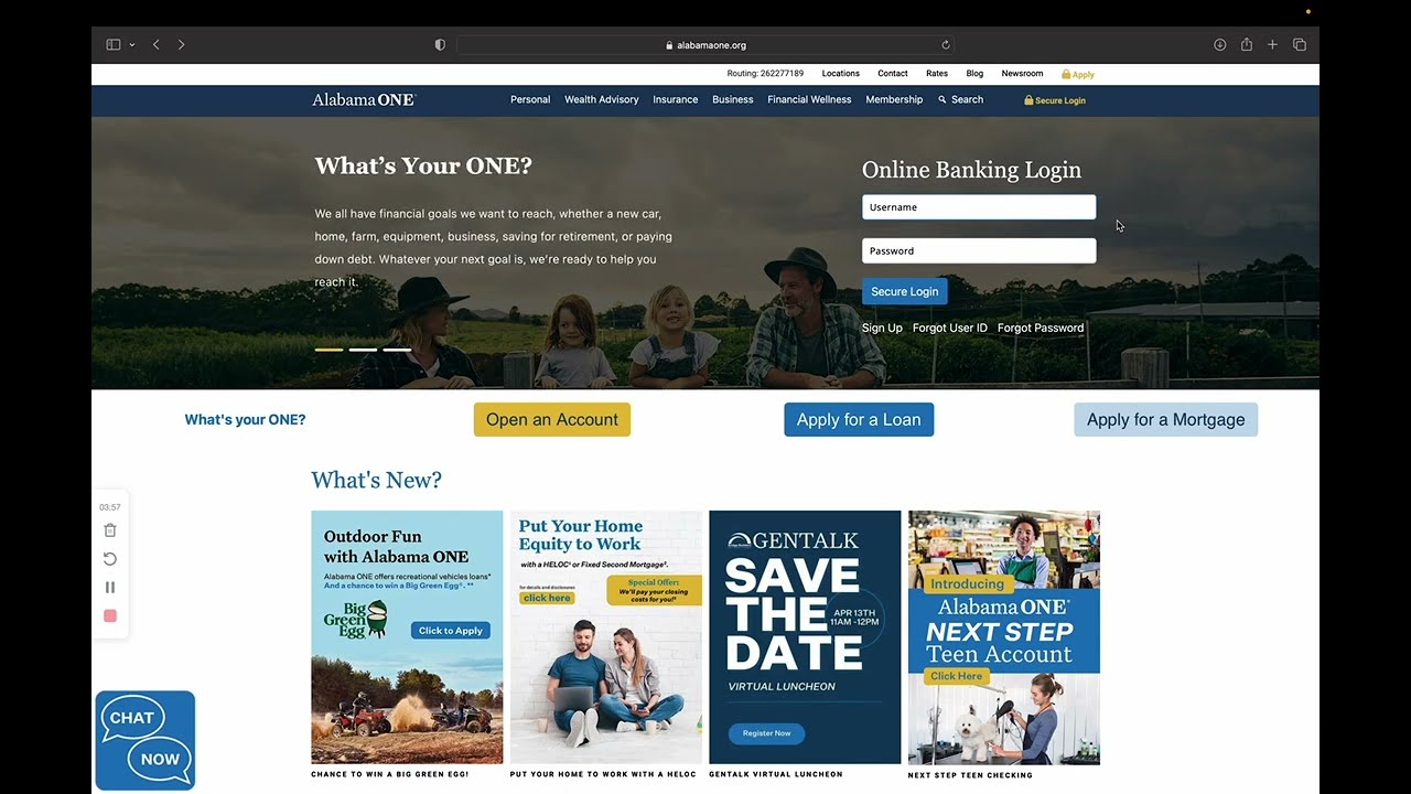 Online Banking - Forgot User ID