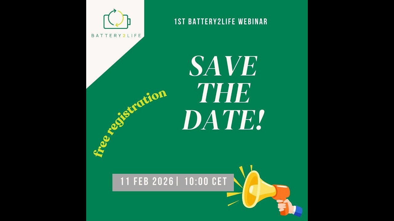 1st BATTERY2LIFE Webinar