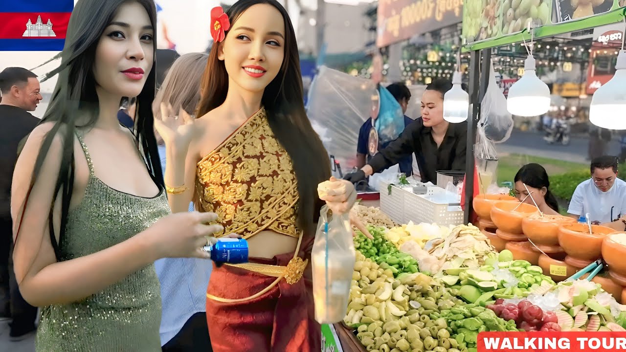 Best Street Food Collection in Phnom Penh City | Cambodia Real Life Street Scene & Khmer Local Food