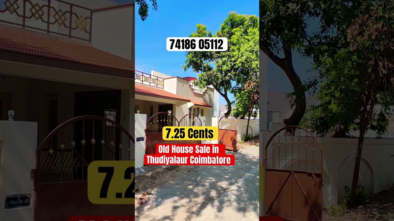 House sale in Thudiyalur Coimbatore 