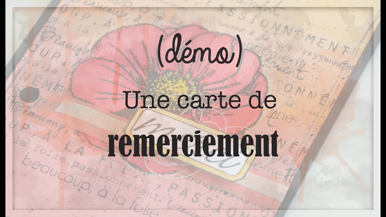 Scrap: tuto Carte Merci