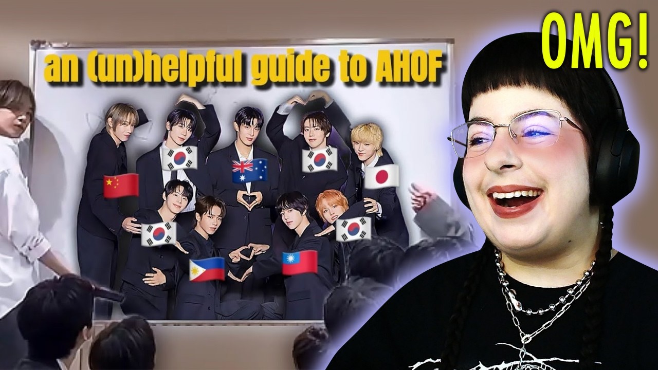 an (un)helpful guide to AHOF Reaction ✨ New fan reacts! 💖 They are so CHAOTIC!
