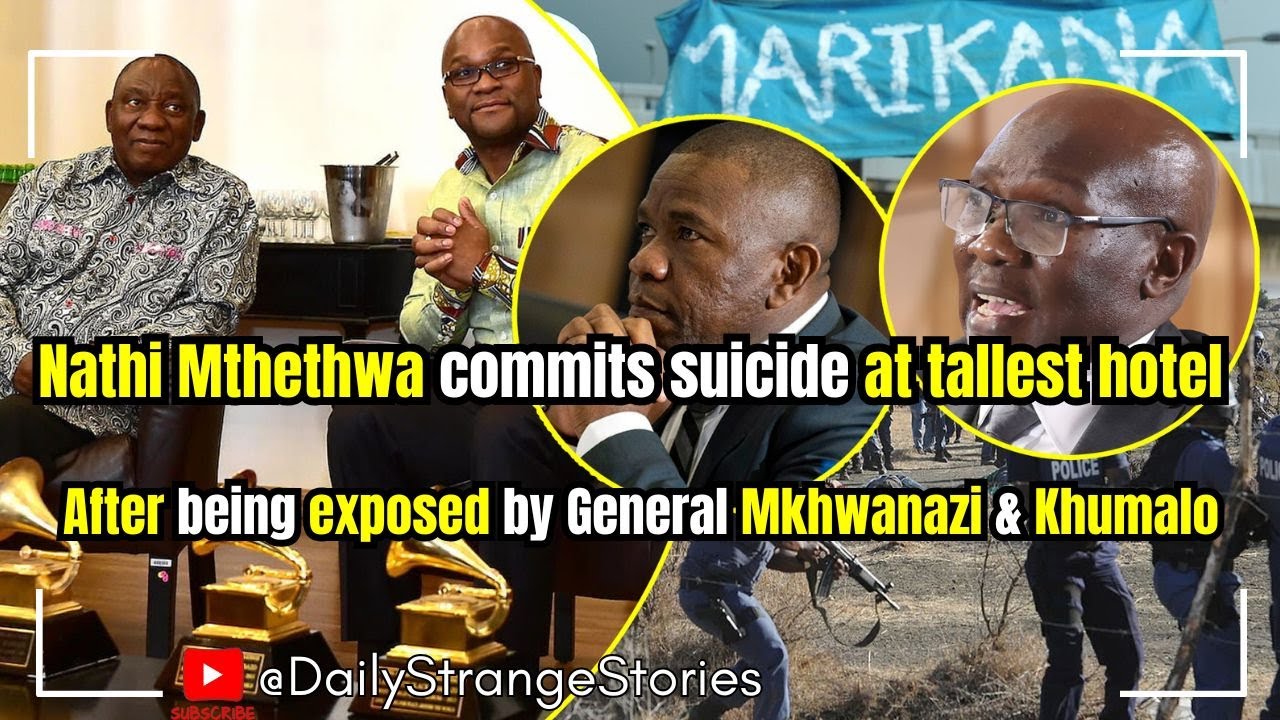 The Big 5 boss: Corrupt Nathi Mthethwa commits suicide after being exposed by Mkhwanazi & Khumalo