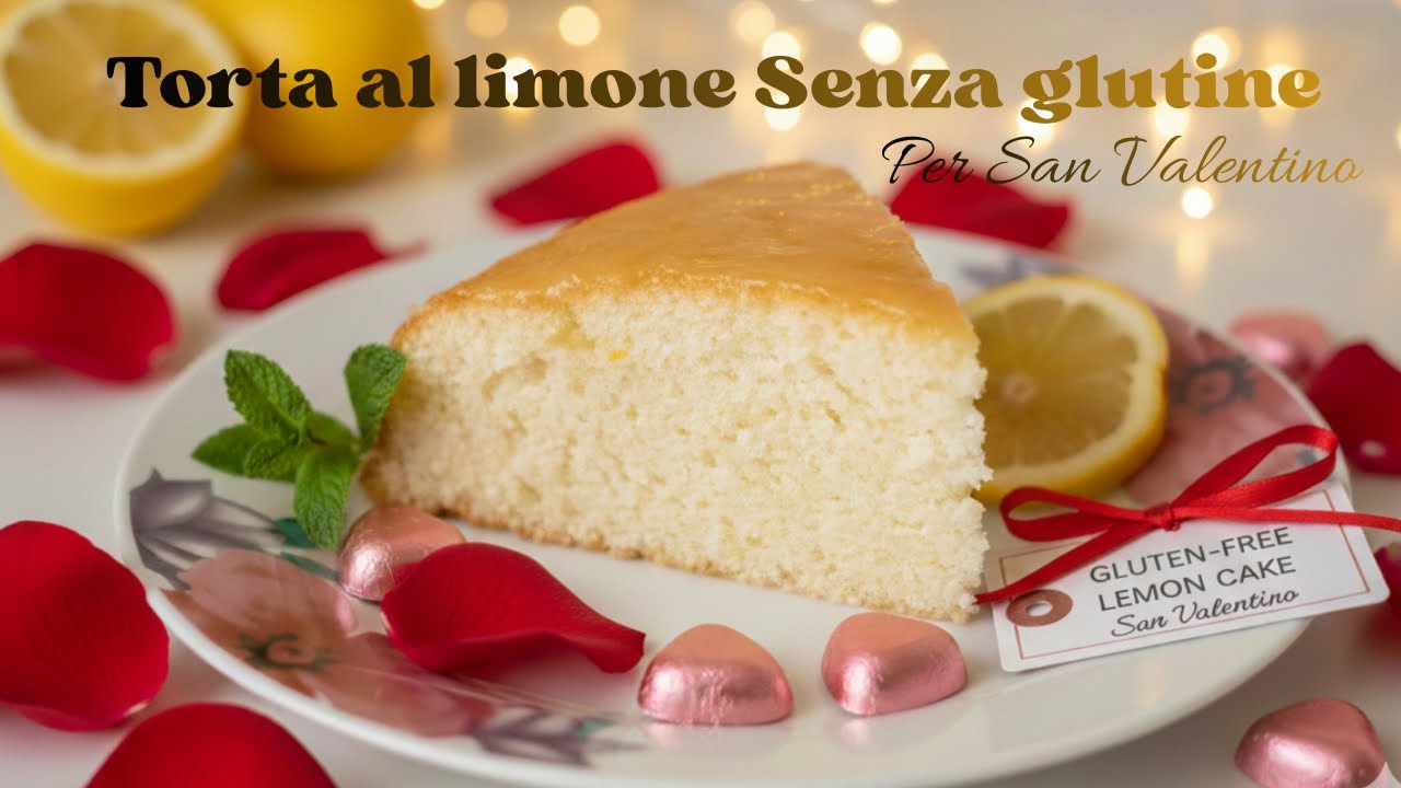 🌼Torta al limone 🍋🍋🍋senza glutine per San Valentino ❤️❤️❤️