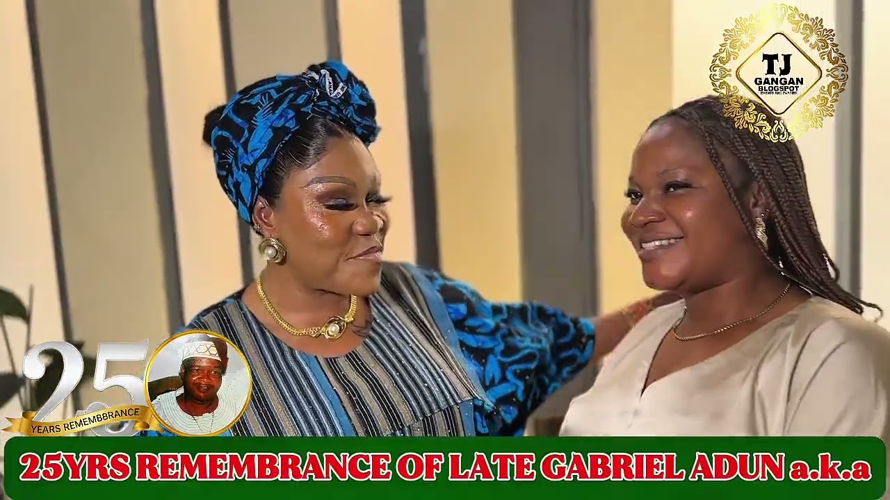UK-BASED RN ABIMBOLA ADUN & SIBLINGS MARK THEIR 25YRS REMEMBRANCE OF THEIR DAD IN NIGERIA ON16/01/25