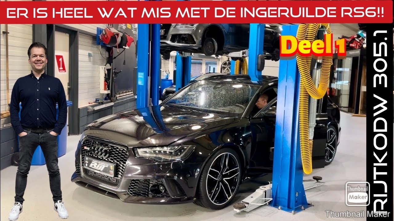 Er is heel wat mis met de ingeruilde Audi RS6 | Flinke operatie BMW 550i V8 | Inbouw Rising Tweeters