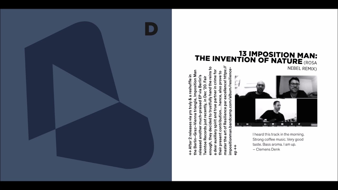 Imposition Man ~ The Invention Of Nature (Rosa Nebel Remix)