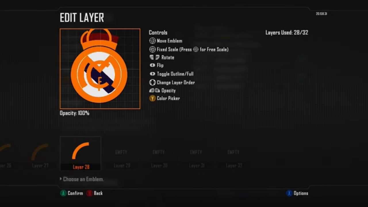 Real Madrid Emblem Tutorial for Black Ops 2