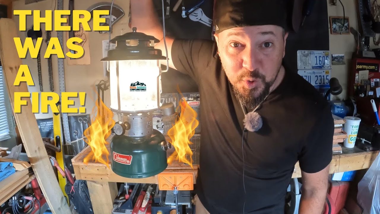 Как НЕ зажигать фонарь Coleman