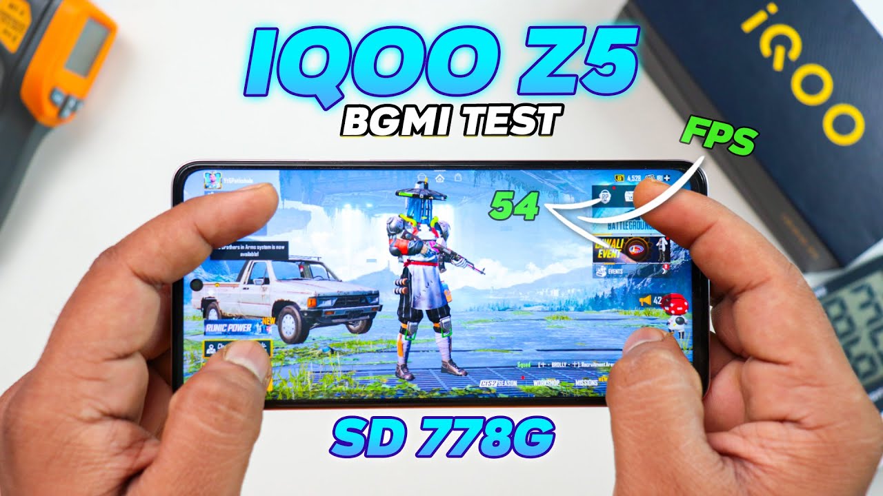 iQOO Z5 PUBG Test with FPS Meter 🔥 Heating, Gyro & Gameplay 🔥