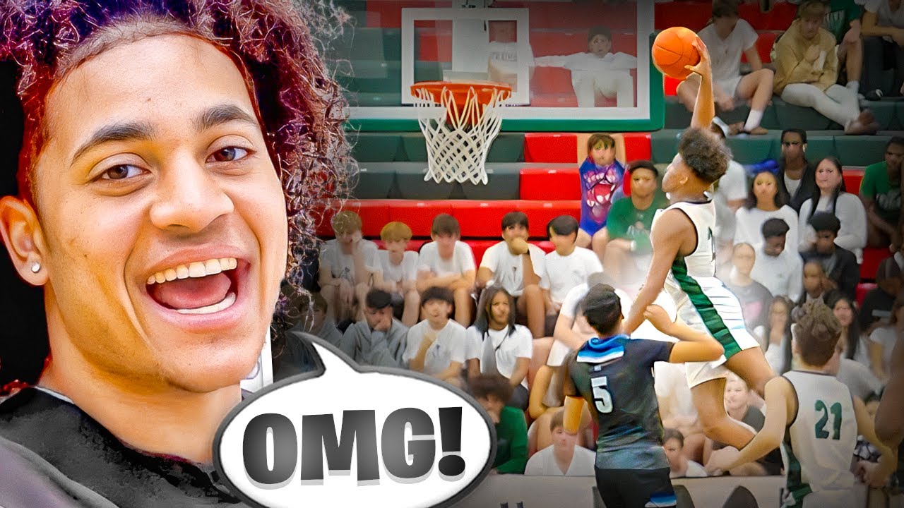 THIS FUTURE NBA PLAYER DUNKED ON 2 PEOPLE IN ONE GAME! (TCU COMMIT)