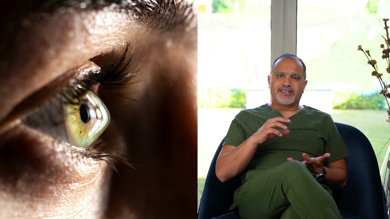 العدسات الصلبة للقرنية المخروطية