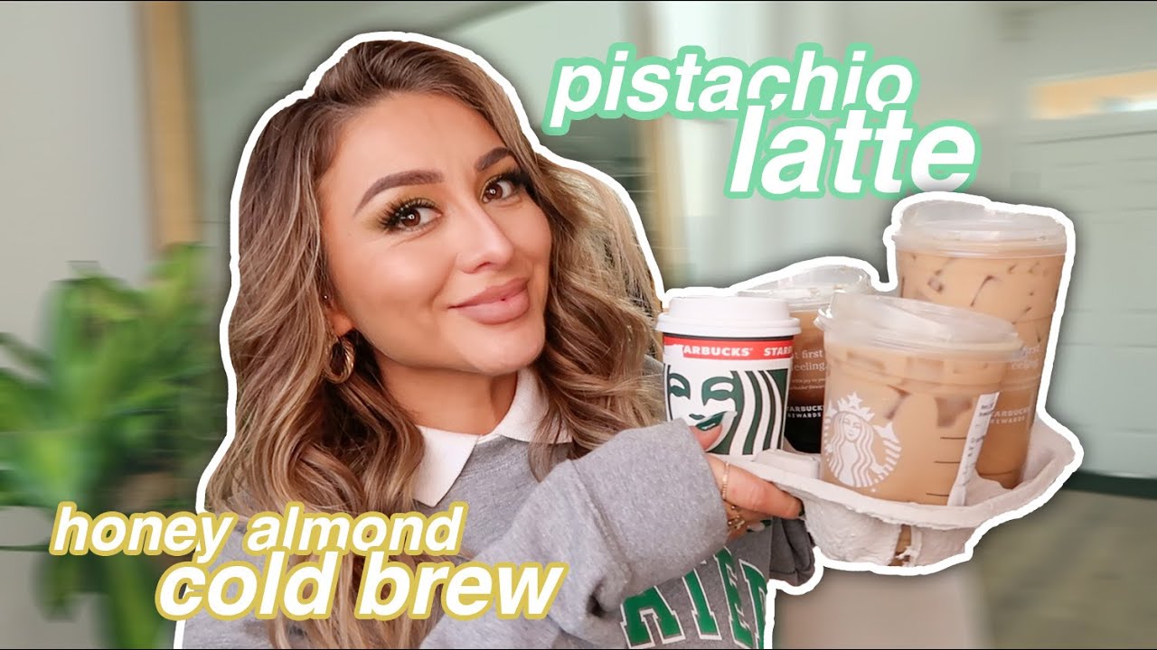 Trying Starbucks Pistachio latte | YesHipolito