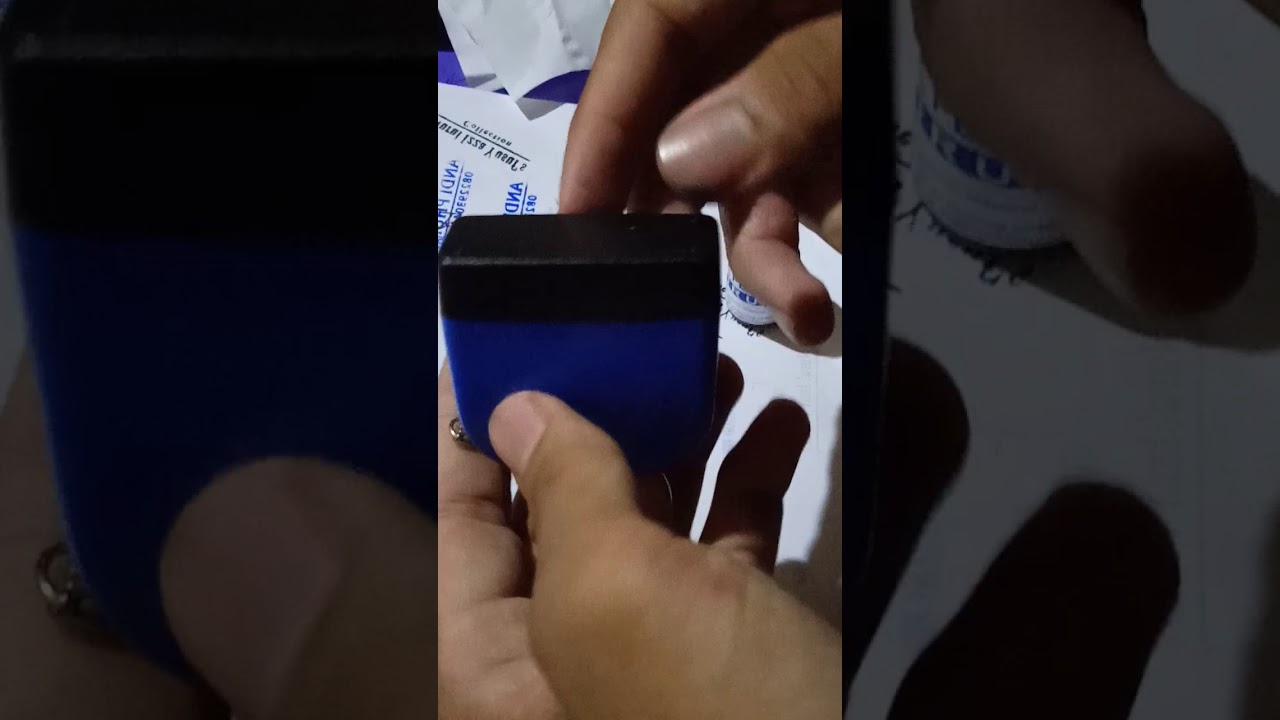 Cara isi ulang tinta stempel flash