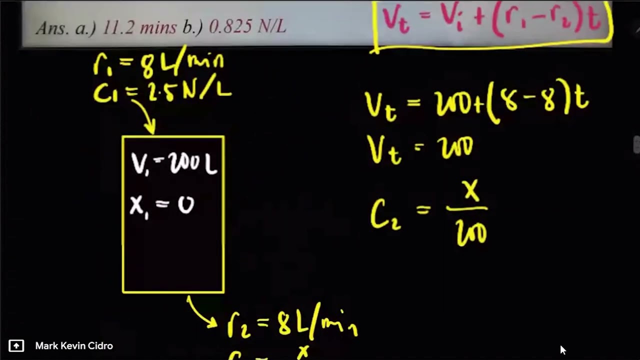 Mixture of Non-reactive Fluids: an Application of First Order Differential Equations
