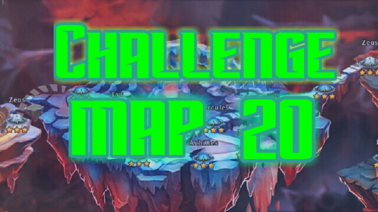 Epic heroes war | Challenge Map 20 | Normal Zeus vs Angry Zeus