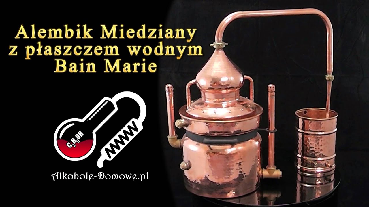 Alembik z płaszczem wodnym Bain Marie