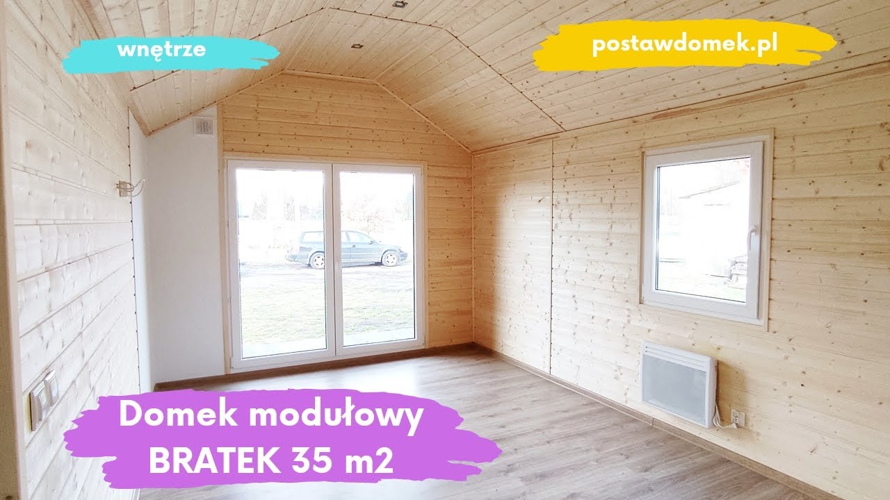 Domek modułowy BRATEK 35m. Dostępny od ręki.