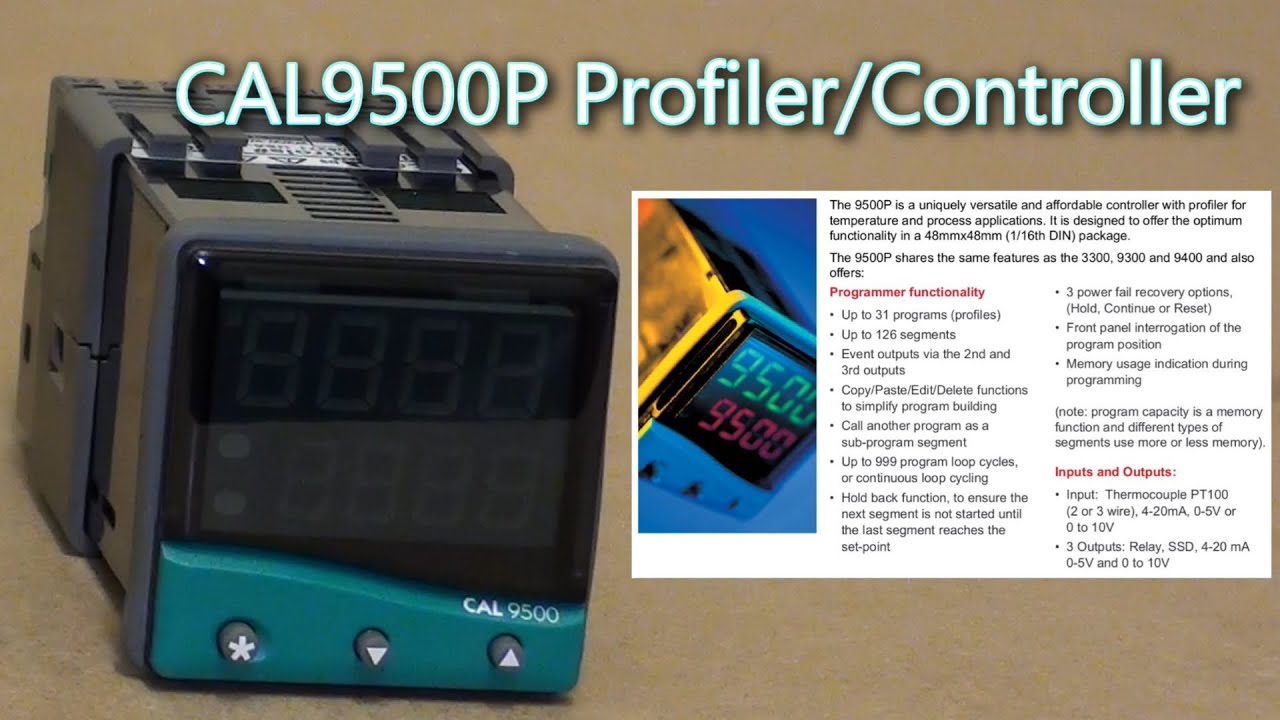 CAL9500P Profiler/Controller | PID Temperature Control Tutorial